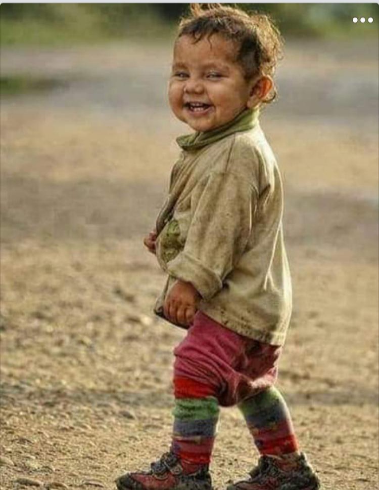 Keşke tüm insanlık senin kadar saf ve mutlu kalabilseydi..