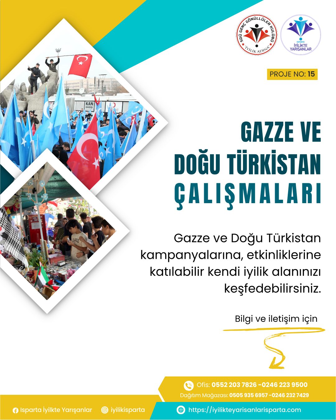 GAZZE VE DOĞU TÜRKİSTAN FARKINDALIK ÇALIŞMALARI