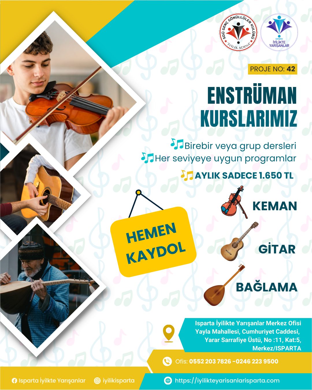ENSTRÜMAN KURSLARIMIZ
